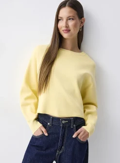 Oversized rolled-hem sweater