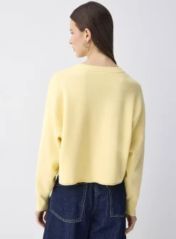 Oversized rolled-hem sweater