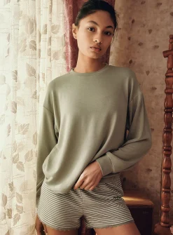 Oversized soothing tone sweater