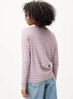 Oversized striped sweater