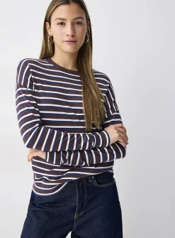 Oversized striped sweater