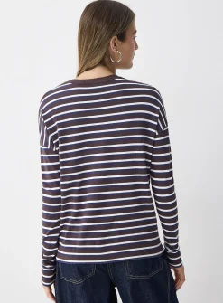 Oversized striped sweater