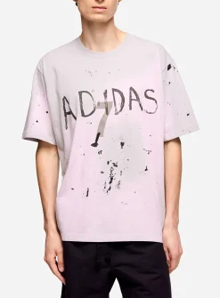 Paint splotches hand-drawn logo T-shirt