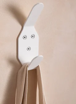Painted aluminum monochromatic hooks