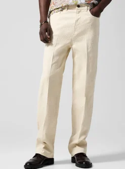 Paisley jacquard ecru jean