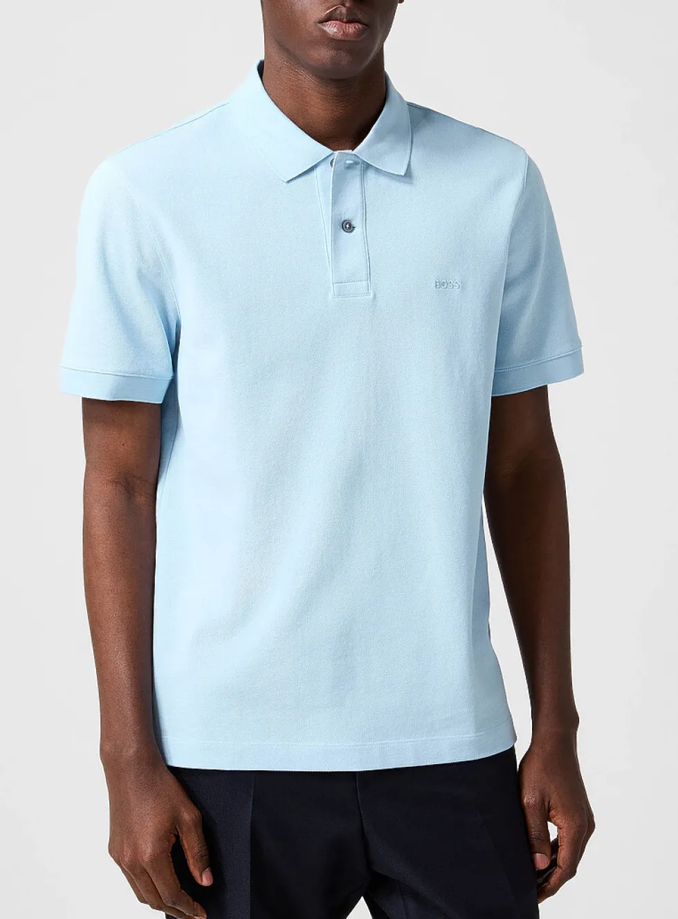 Pallas tone-on-tone logo polo shirt