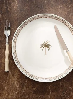 Palm tree large plate