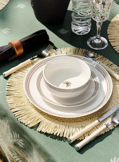 Palm tree large plate