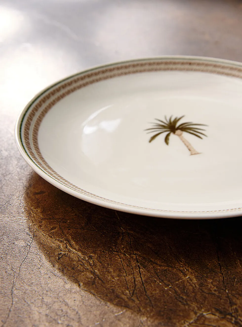 Palm tree small plate