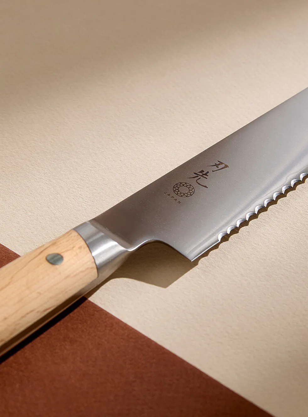 Pankiri beech wood bread knife