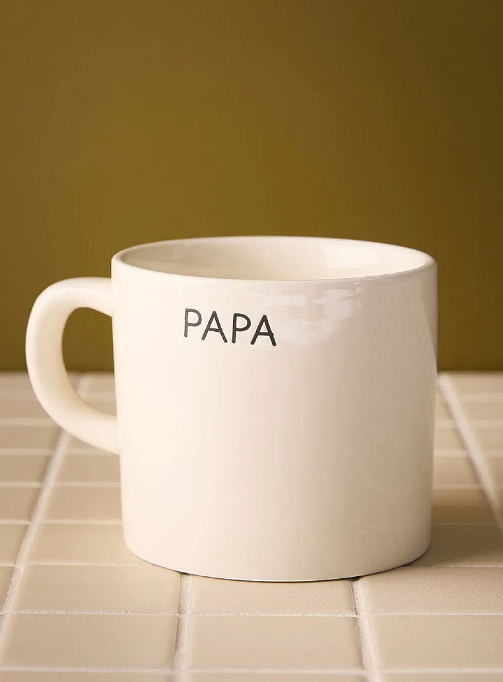 Papa printed mug