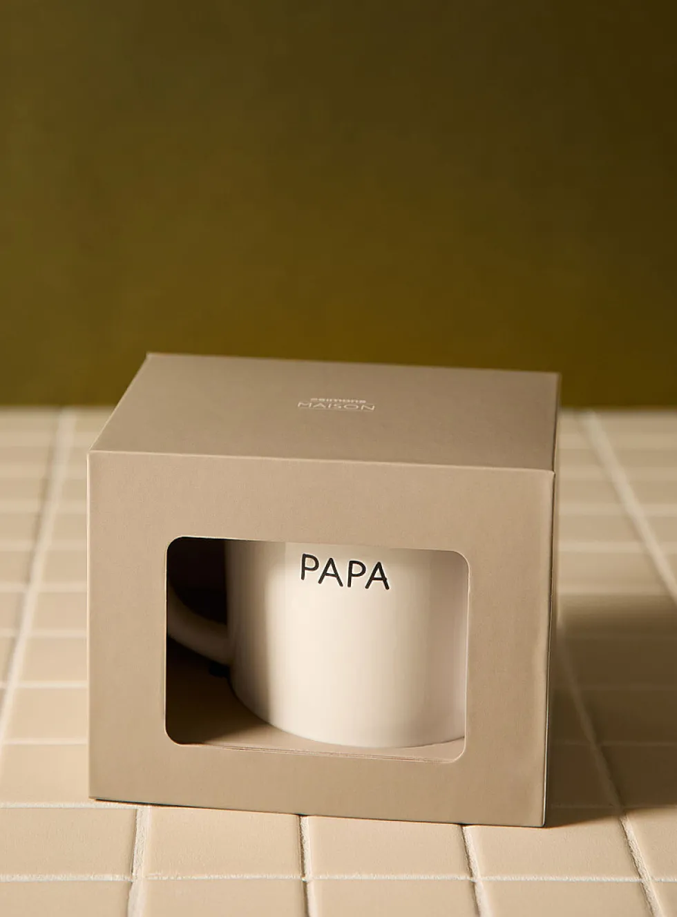 Papa printed mug