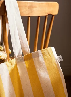 Parasol stripe shopping bag