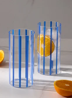 Parasol-stripe glasses