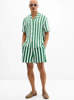 Parasol-stripe short