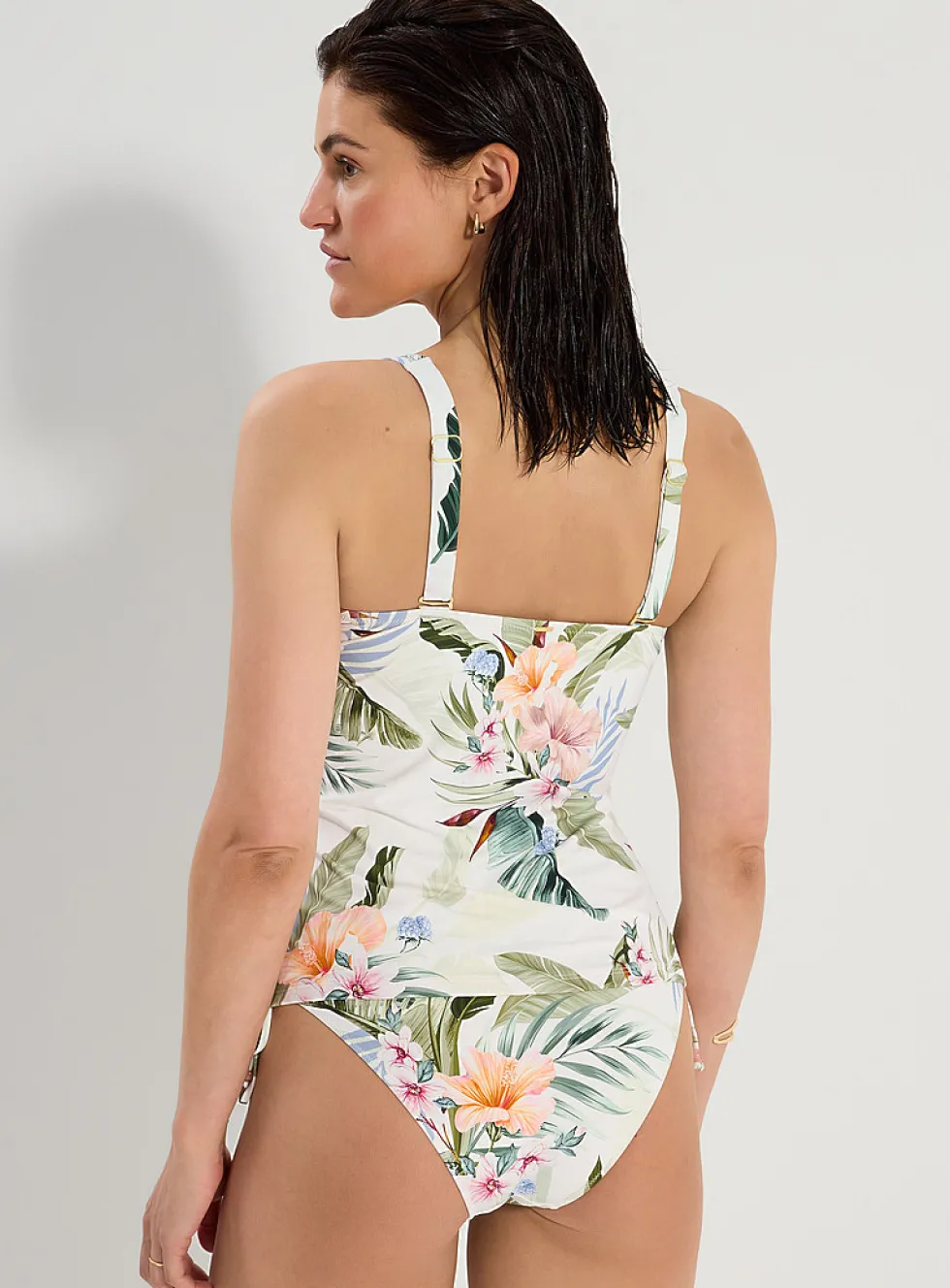 Pastel foliage tankini