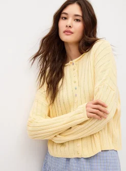 Pastel star buttons cardigan
