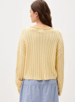 Pastel star buttons cardigan