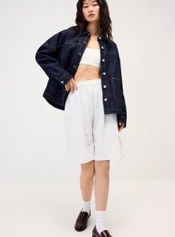 Patch pockets jean jacket