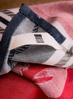 Patterned jacquard tea towel