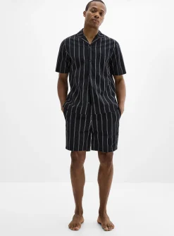 Patterned poplin pyjama short