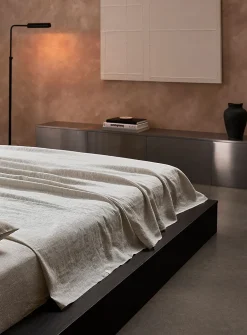 Patterned pure European linen sheet