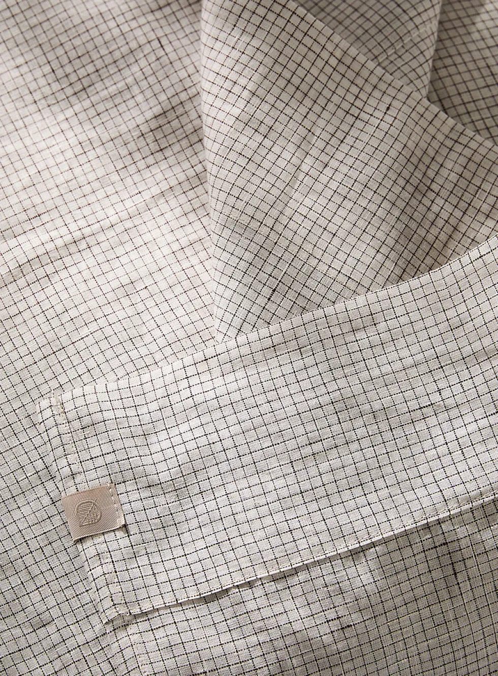 Patterned pure European linen sheet