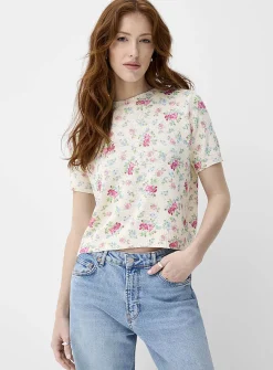 Patterned soft boxy-fit sweater