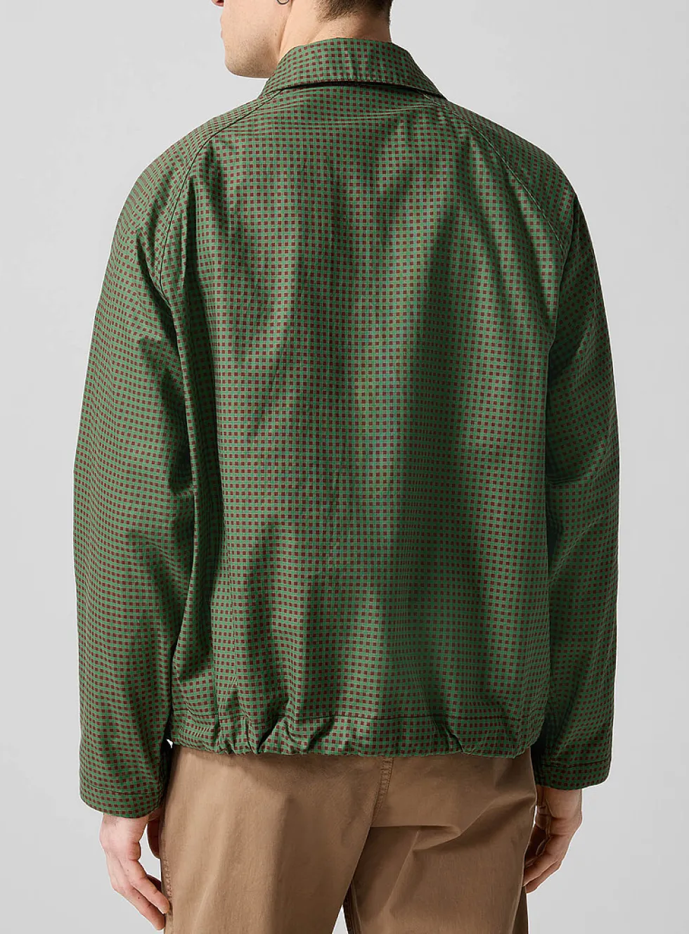 Paul Smith x Barbour Transport green gingham jacket
