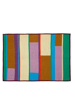 Pavilion colour blocks quilted blanket