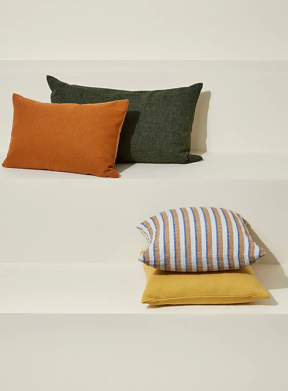 Pavilion striped cushion