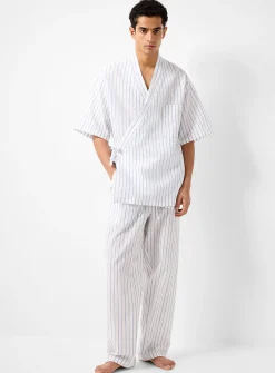 Paxton striped seersucker pyjama pant