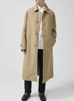 Peachskin dress coat