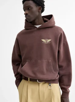 Peachskin graphic hoodie