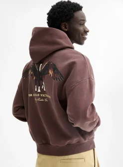 Peachskin graphic hoodie