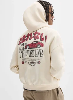 Peachskin graphic hoodie