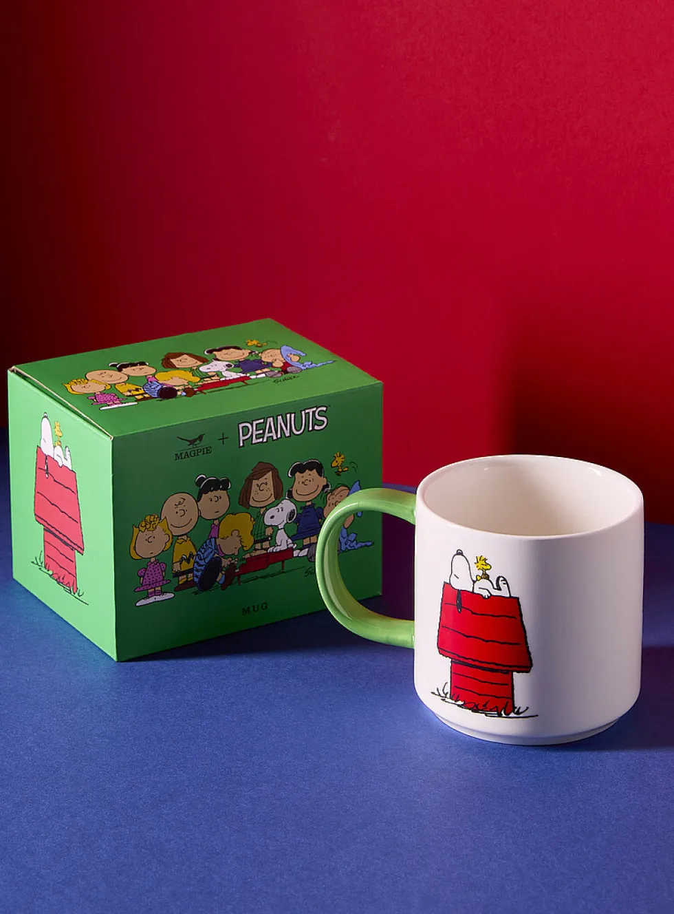 Peanuts Gang & House mug