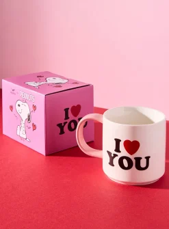 Peanuts I Love You mug