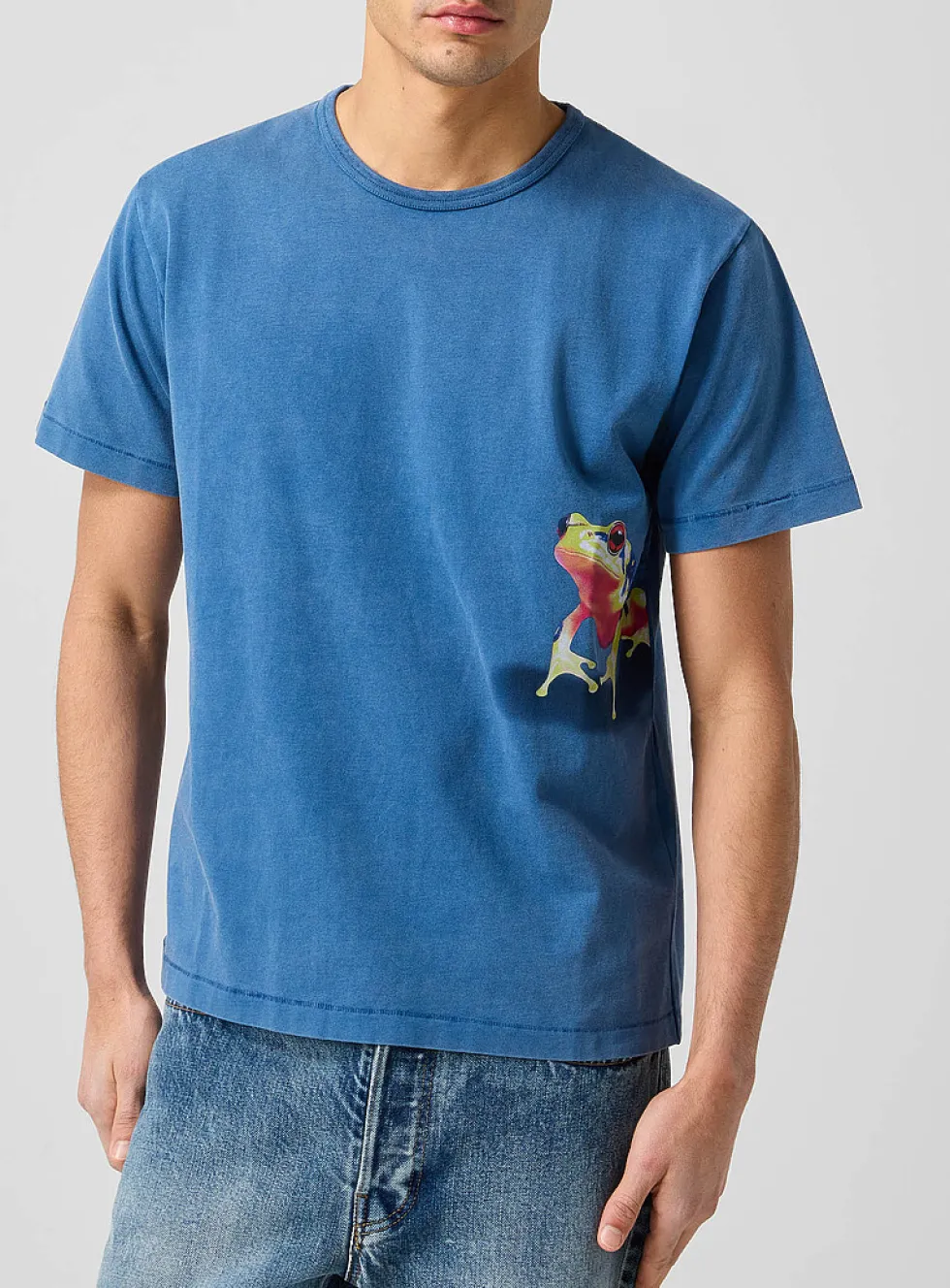 Peeking Frog print T-shirt