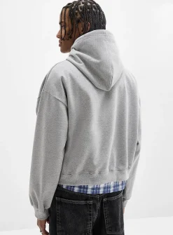 Pegasus graphic cropped hoodie
