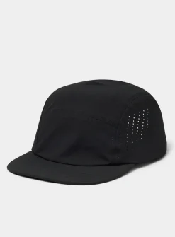 Perforated-side 5-panel cap