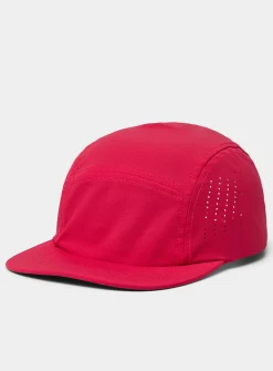 Perforated-side 5-panel cap