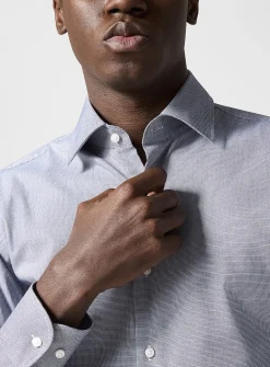 Performance mini-pattern shirt