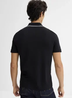 Philix zip-collar polo
