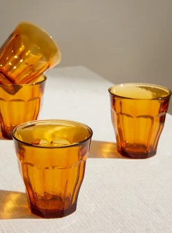 Picardie small amber glasses
