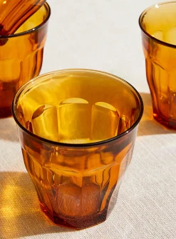 Picardie small amber glasses