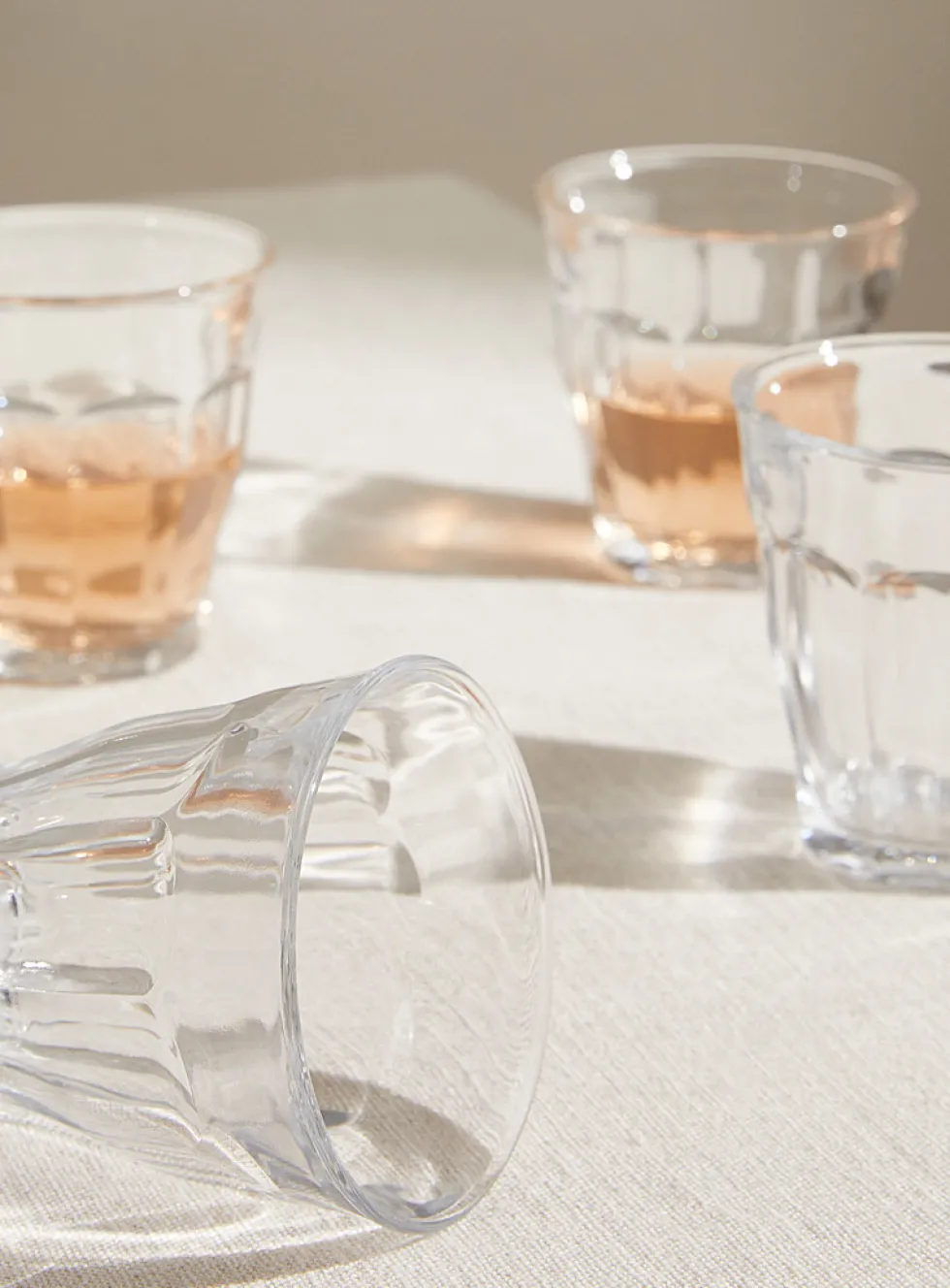 Picardie small clear glasses