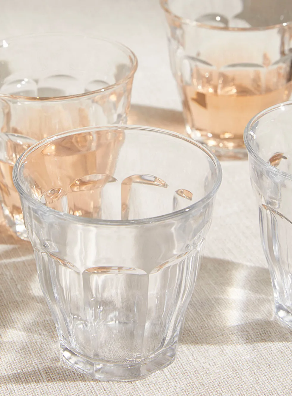 Picardie small clear glasses