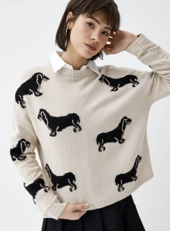 Picture jacquard sweater