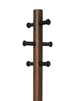 Pillar stool and coat rack